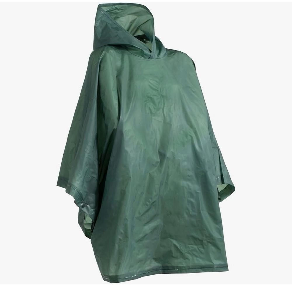 Totes Adult Poncho Hunter Green NWT